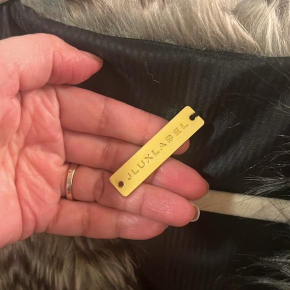 JLUX LABEL faux fur oversized coat - Picture 3 of 6